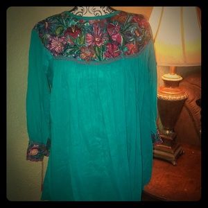 Long Sleeve Mexican style shirt